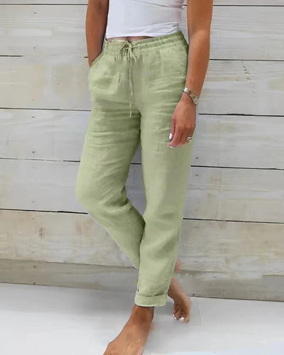 Anastasia | Comfortable Waist Elastic Pants