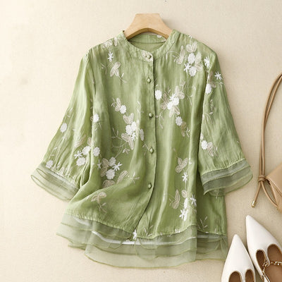 Eloise | Vintage Embroidered Blouse
