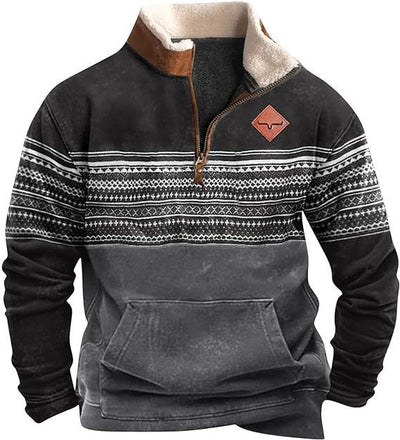 Dave turtleneck Quarter Zipper Sweater
