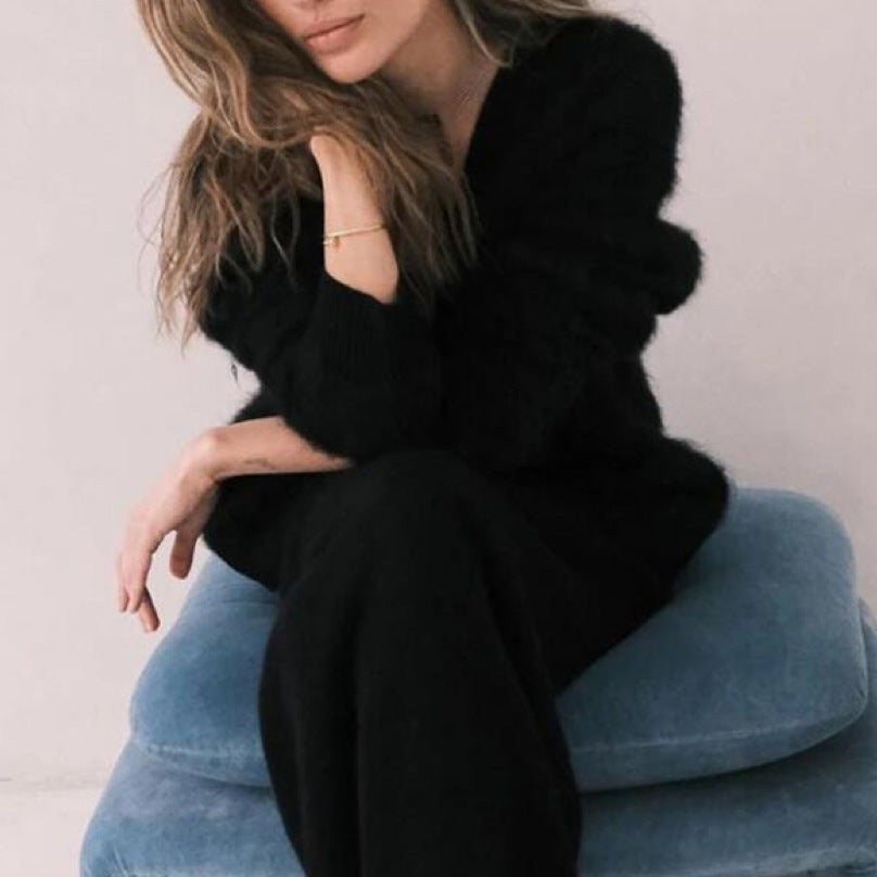 Fionie | Plush Buttoned Cardigan