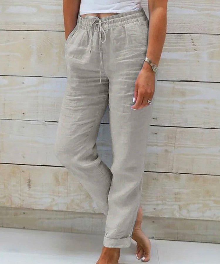 Anastasia | Comfortable Waist Elastic Pants