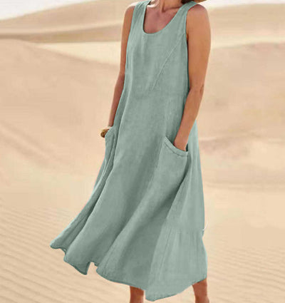 Clara - Elegant Dress With Belly Coverage