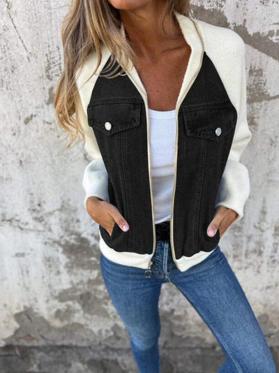 ISA | CASUAL JACKET WITH ZIP FASTENING