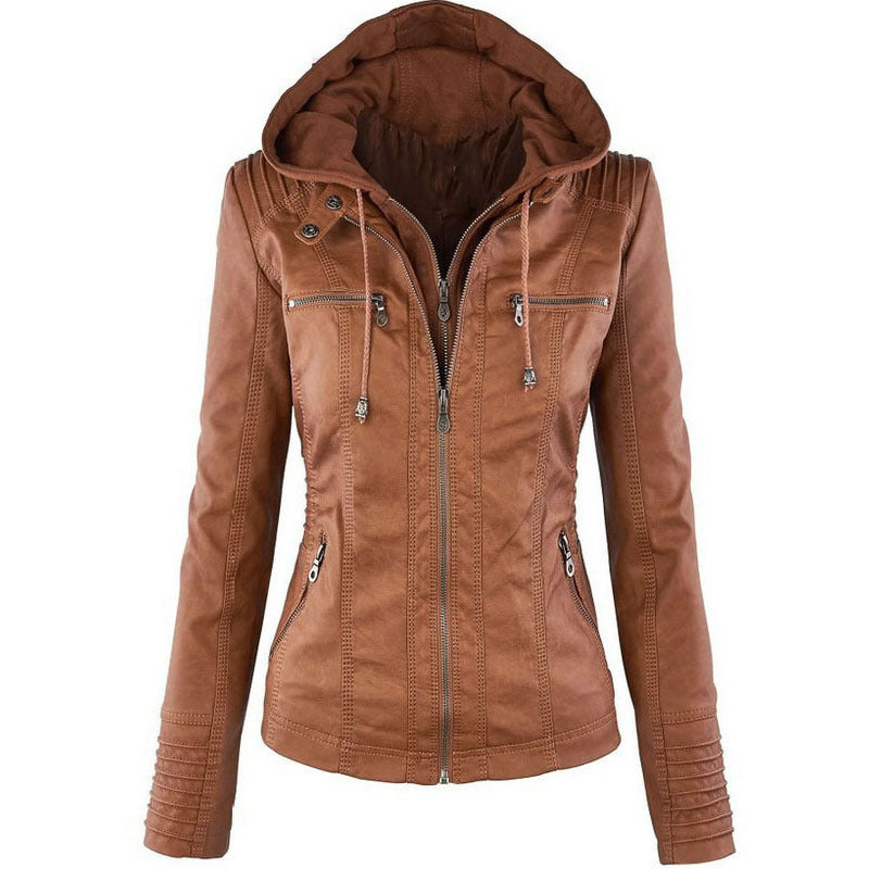 Viviana | Zip-Up Moto Jacket