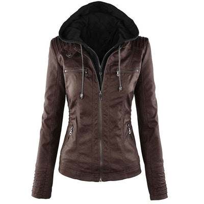Viviana | Zip-Up Moto Jacket