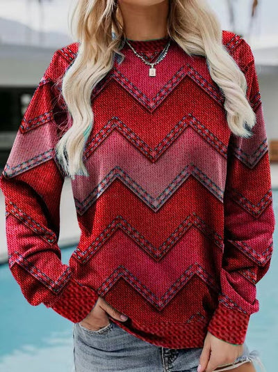 Georgia | Warm Comfortable Wave Style Sweater