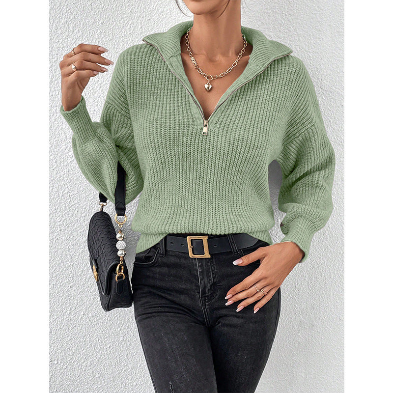 Elsa | Women’s Half-Zip Sweater