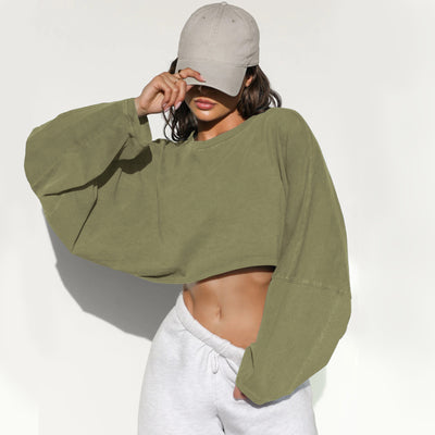 Aliana | Chic Cropped Sweatshirt