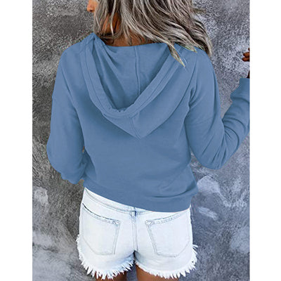 Olivia | Long-sleeved Hooded Sweatshirt With Pockets