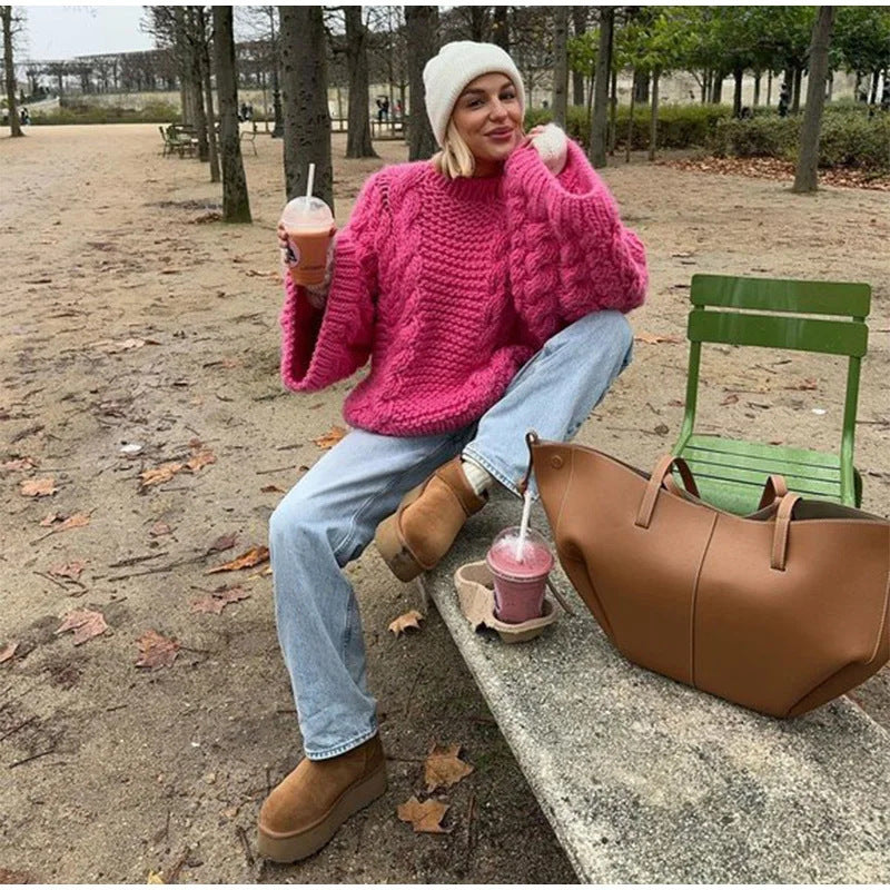 Braelyn | Classic Cable Knit Sweater