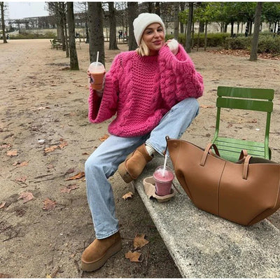 Braelyn | Classic Cable Knit Sweater