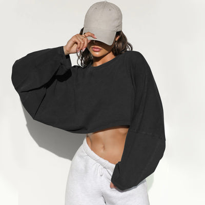 Aliana | Chic Cropped Sweatshirt