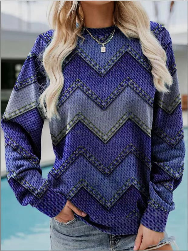 Georgia | Warm Comfortable Wave Style Sweater