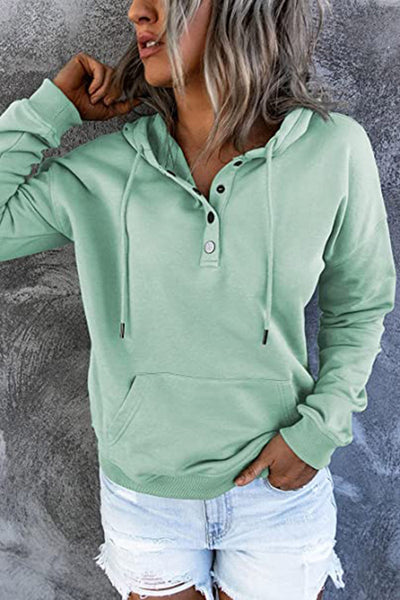 Olivia | Long-sleeved Hooded Sweatshirt With Pockets