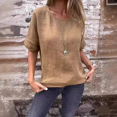 Casia | Casual Minimalist Relaxed Top