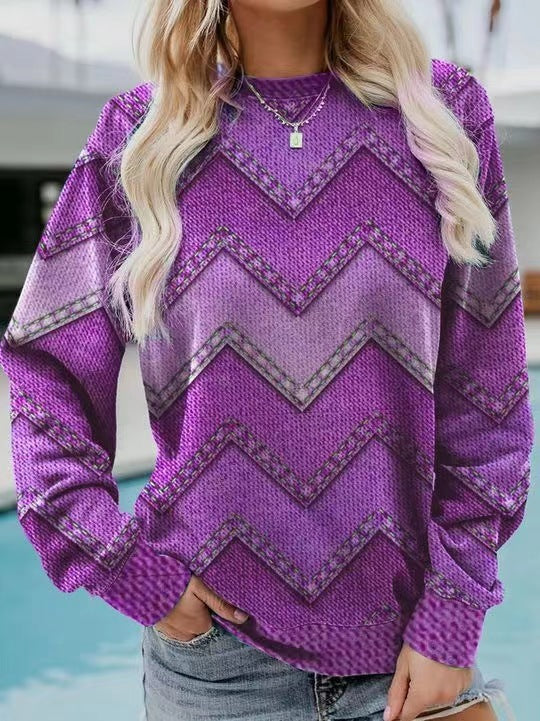 Georgia | Warm Comfortable Wave Style Sweater