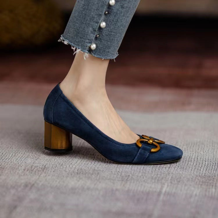 Avalance | Mathilda Square Toe Heels