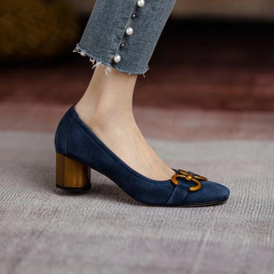 Avalance | Mathilda Square Toe Heels