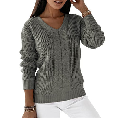 Solaine | Classic V-Neck Sweater