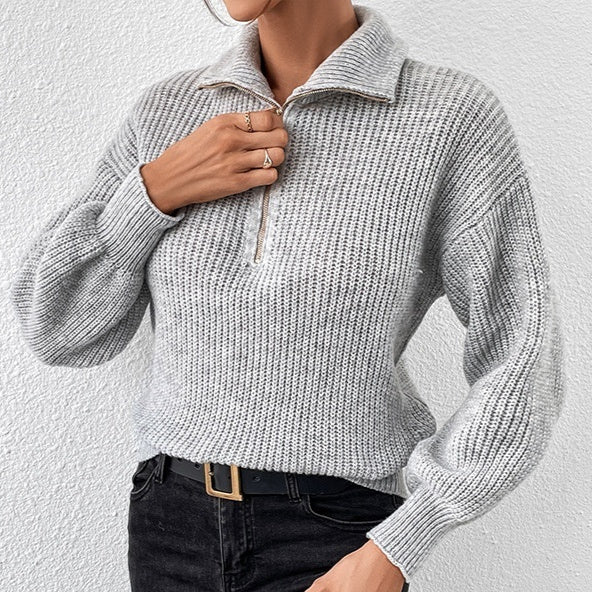 Elsa | Women’s Half-Zip Sweater