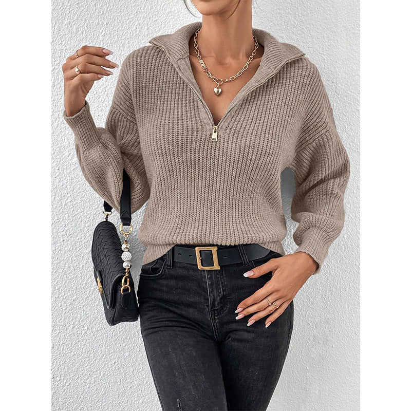 Elsa | Women’s Half-Zip Sweater
