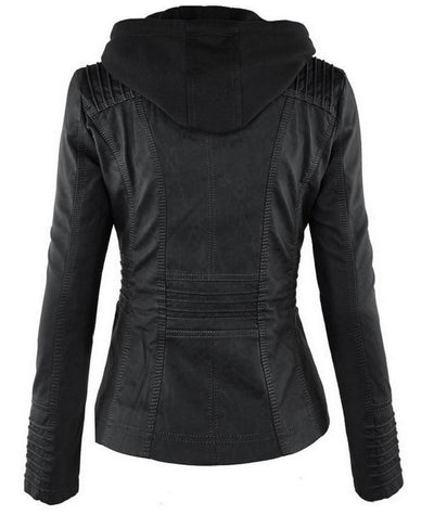 Viviana | Zip-Up Moto Jacket