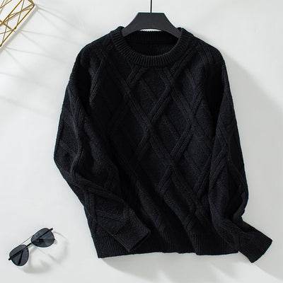 Sophia - Solid Colour Casual Sweater