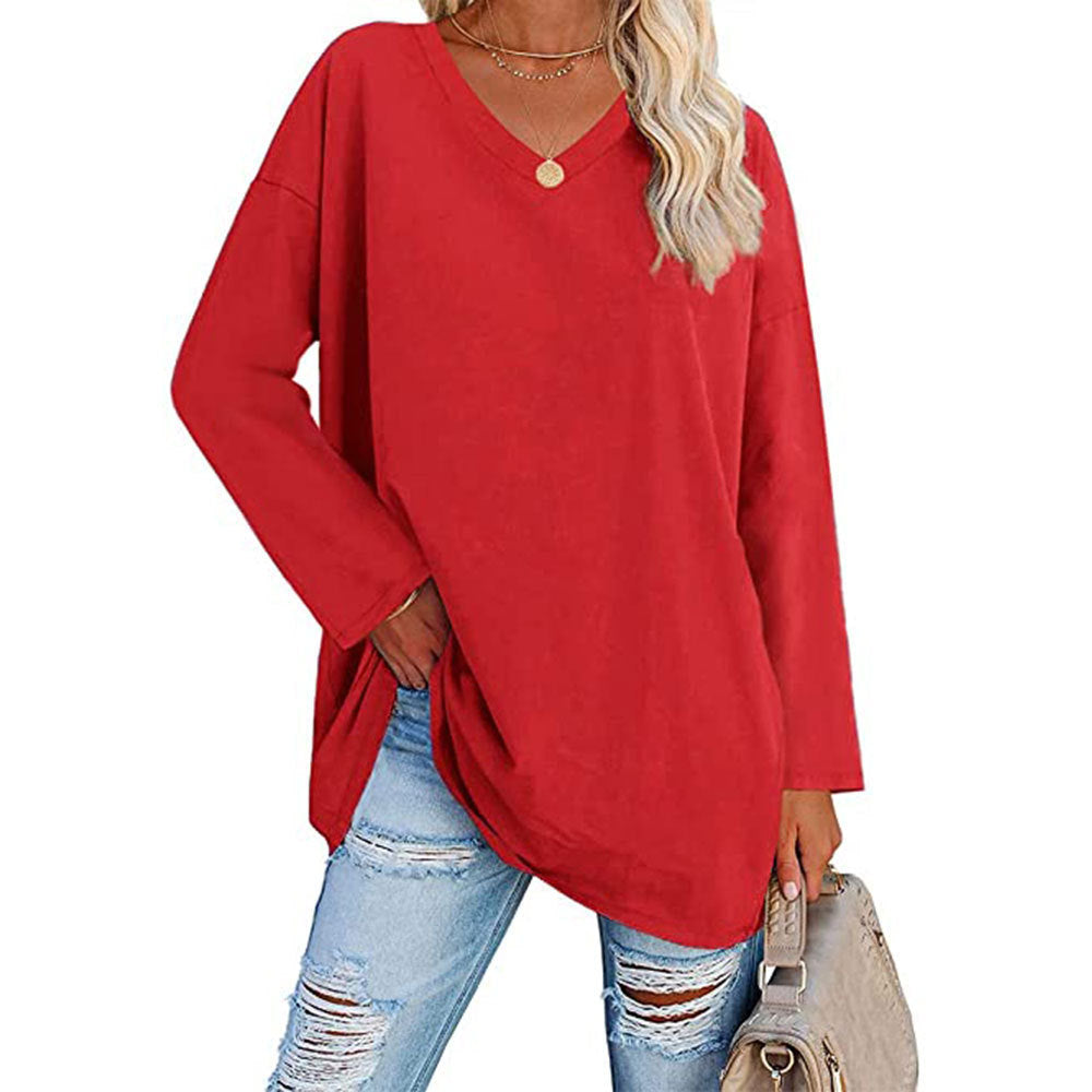 Alicia | Relaxed V-Neck Sweater