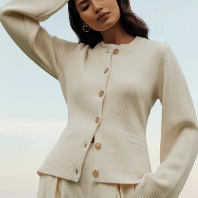 Fanilla | Classic Buttoned Cardigan