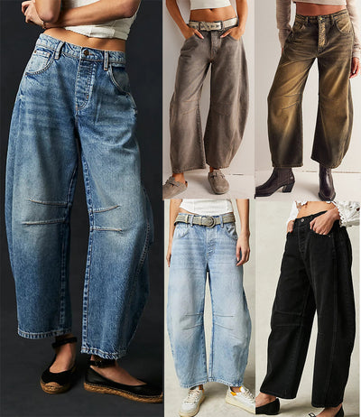Luana | Classic Wide Leg Fashion Jeans