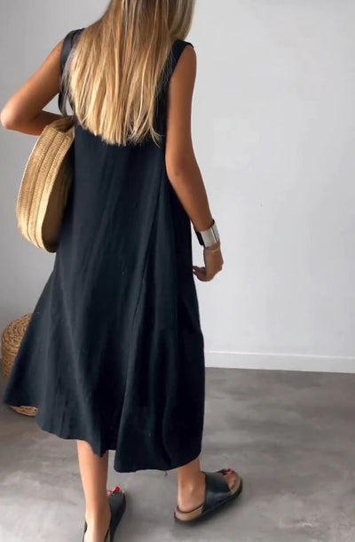 Savanna | Fashion Sleeveless Pocket Dress
