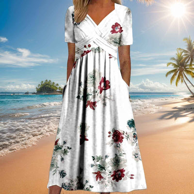 Jamaica | Elegant Midi Coverage Belly Dress