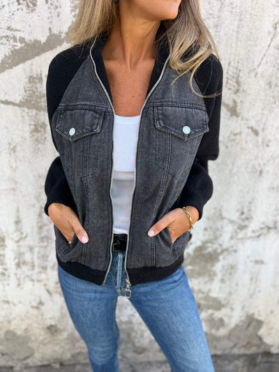 ISA | CASUAL JACKET WITH ZIP FASTENING