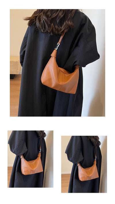Simple  Single Shoulder Crossbody Fashion Underarm Bag