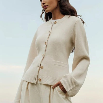 Fanilla | Classic Buttoned Cardigan