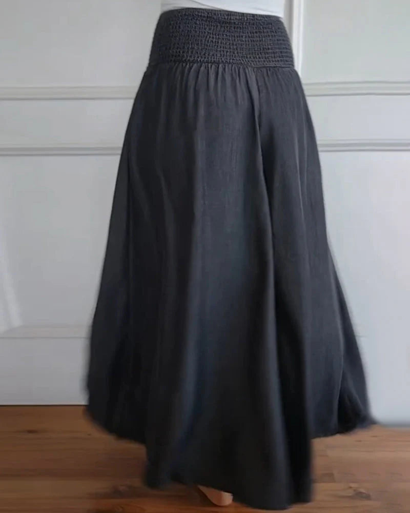 MIRA | Denim Pants with Elastic Waist