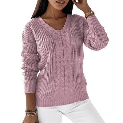 Solaine | Classic V-Neck Sweater