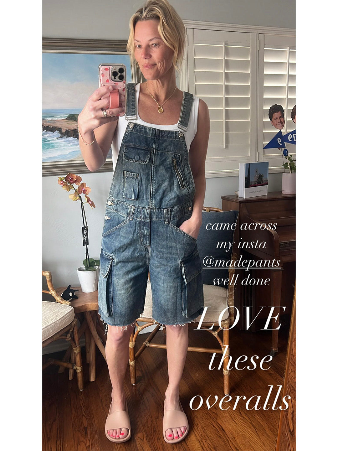 Claire Overall Shorts