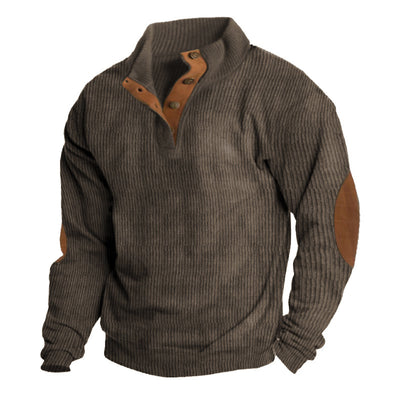 Stylish Casual Stand Collar Men's Sweater