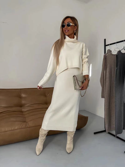 Solange - Sweater and Dress with matching turtleneck