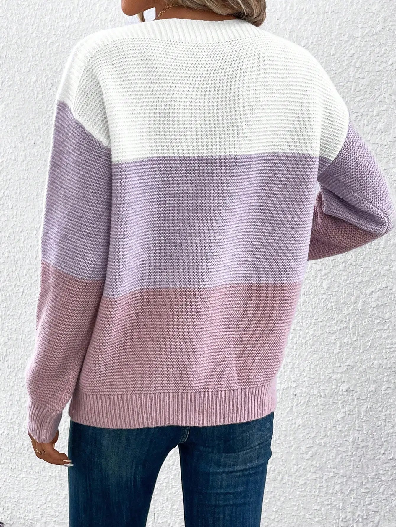 Émilie | Pull Tricolore Sweater