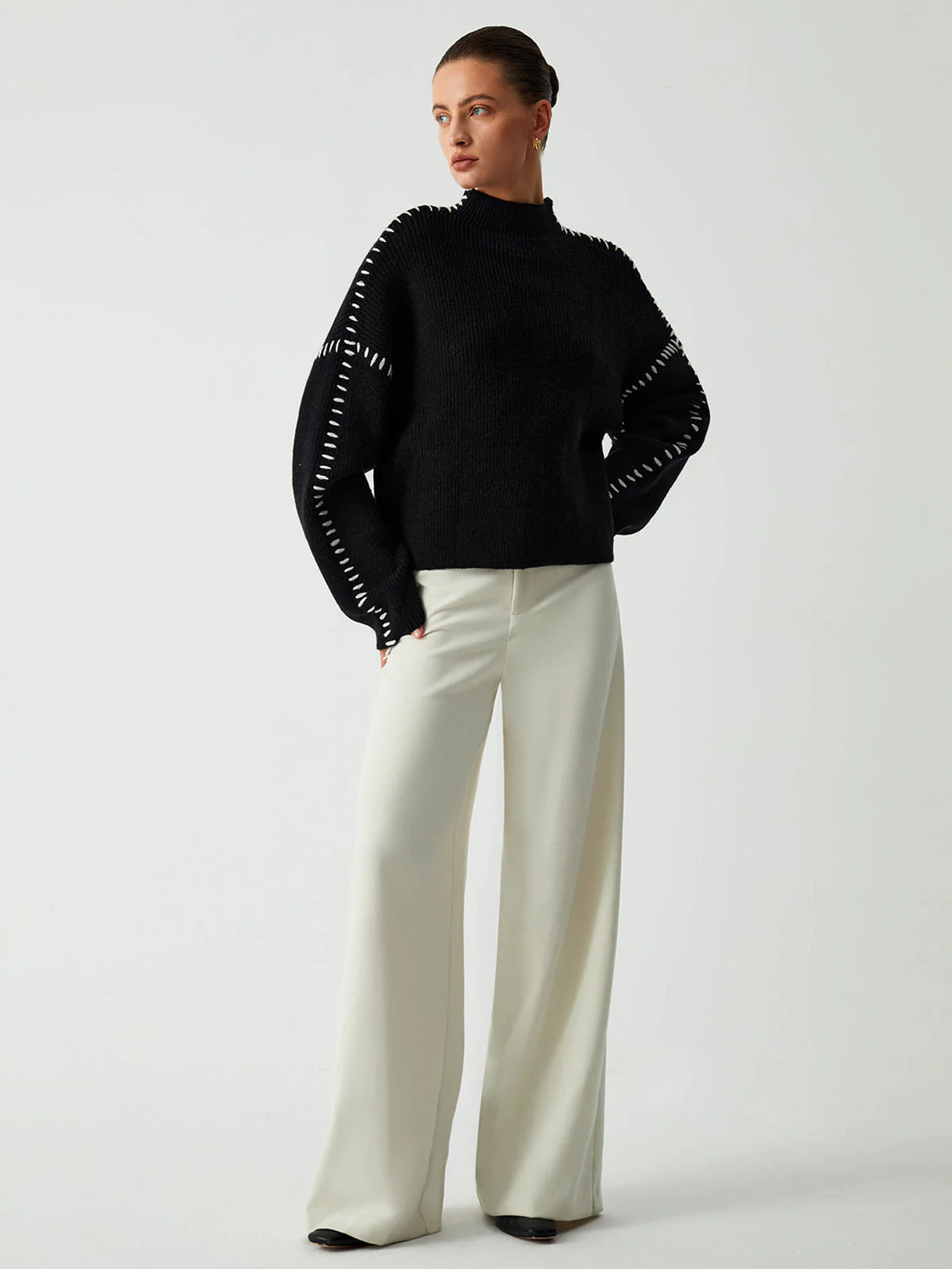 Alexiah | Chic Stitch-Detail Sweater