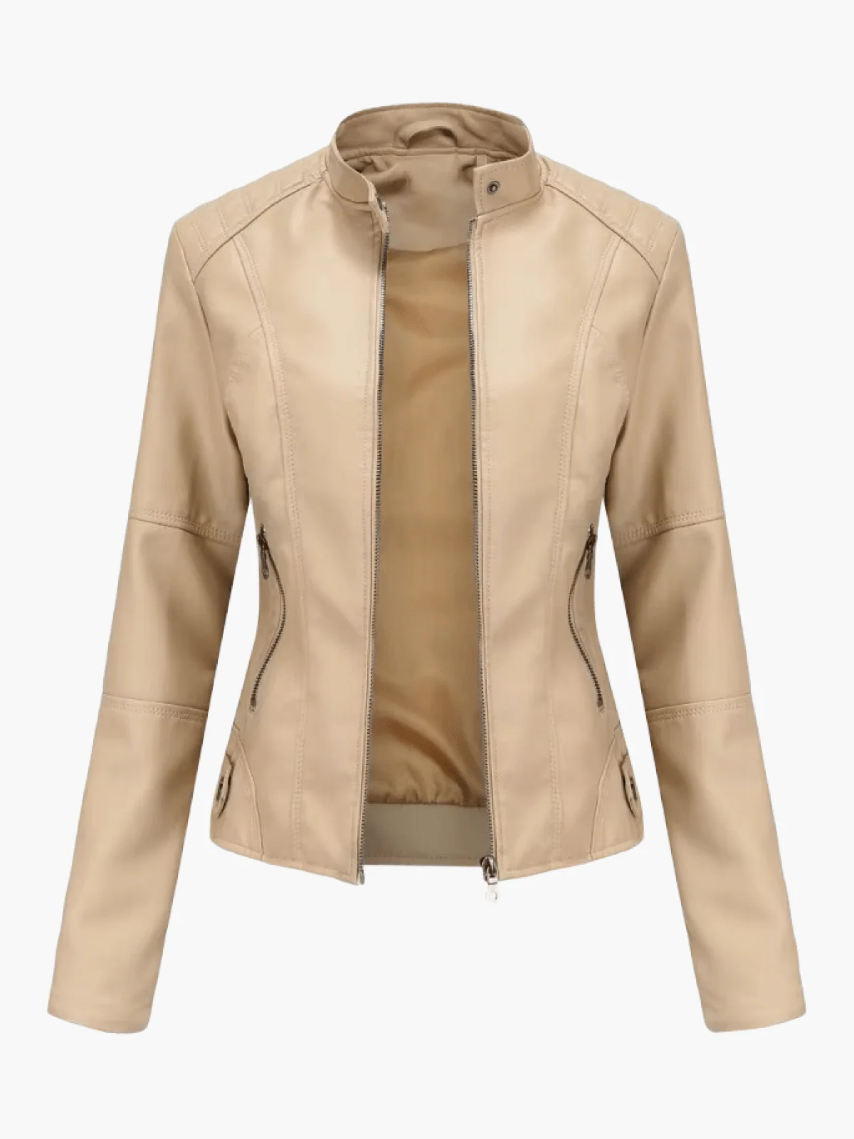 SOLISA | Vegan Leather Jacket