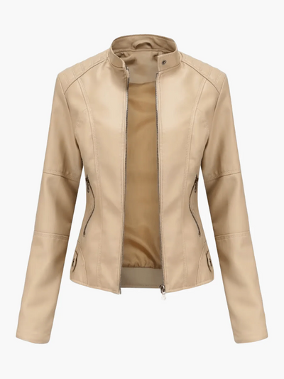 SOLISA | Vegan Leather Jacket