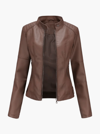 SOLISA | Vegan Leather Jacket