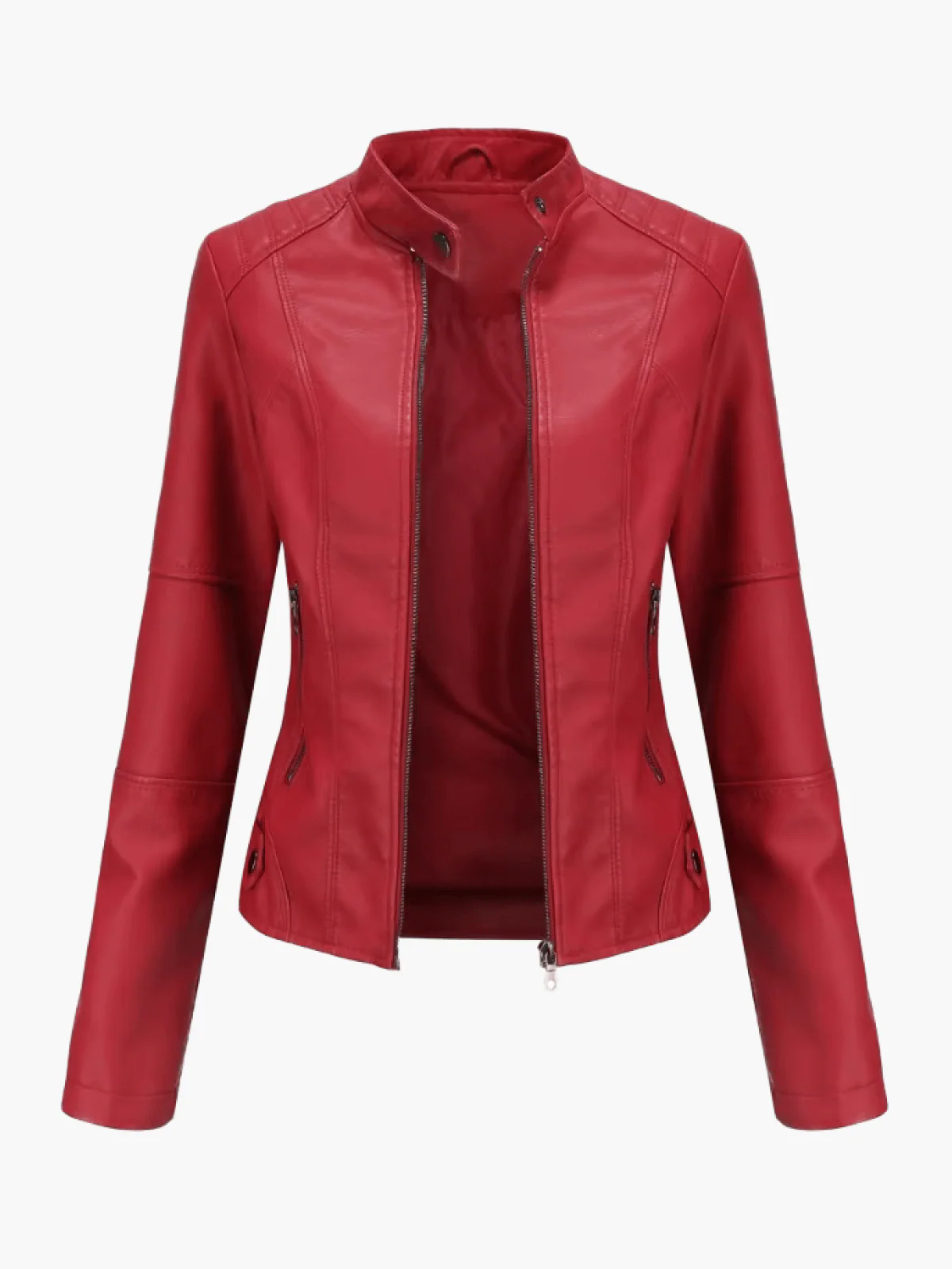 SOLISA | Vegan Leather Jacket