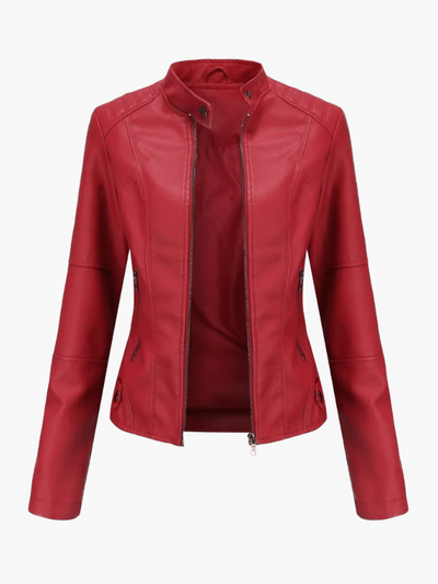 SOLISA | Vegan Leather Jacket