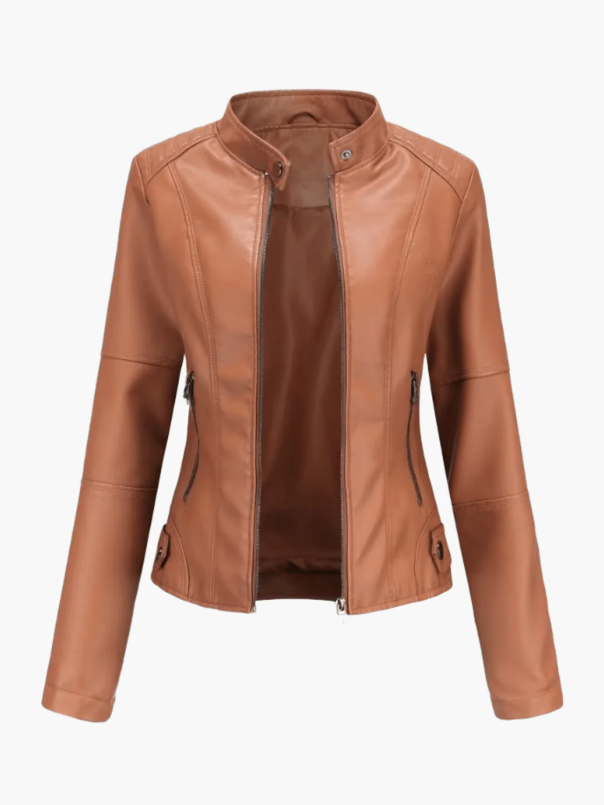 SOLISA | Vegan Leather Jacket
