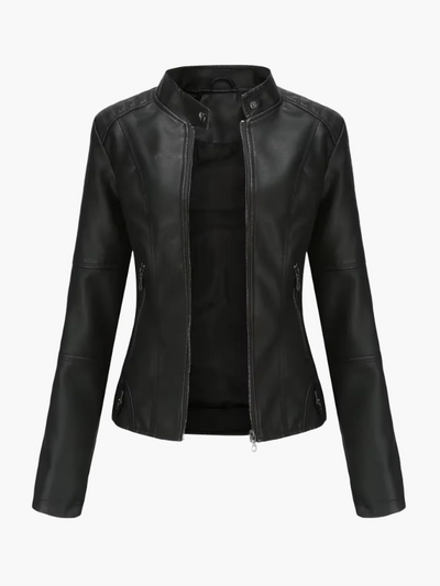 SOLISA | Vegan Leather Jacket