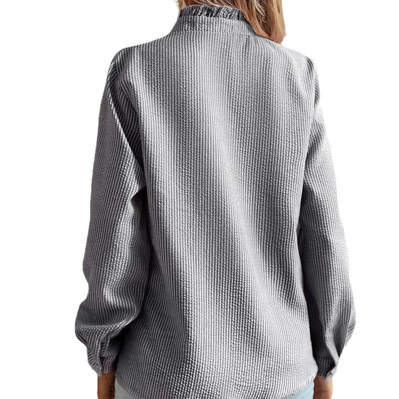 Lisbeth | Elegant Cuff Collar Blouse